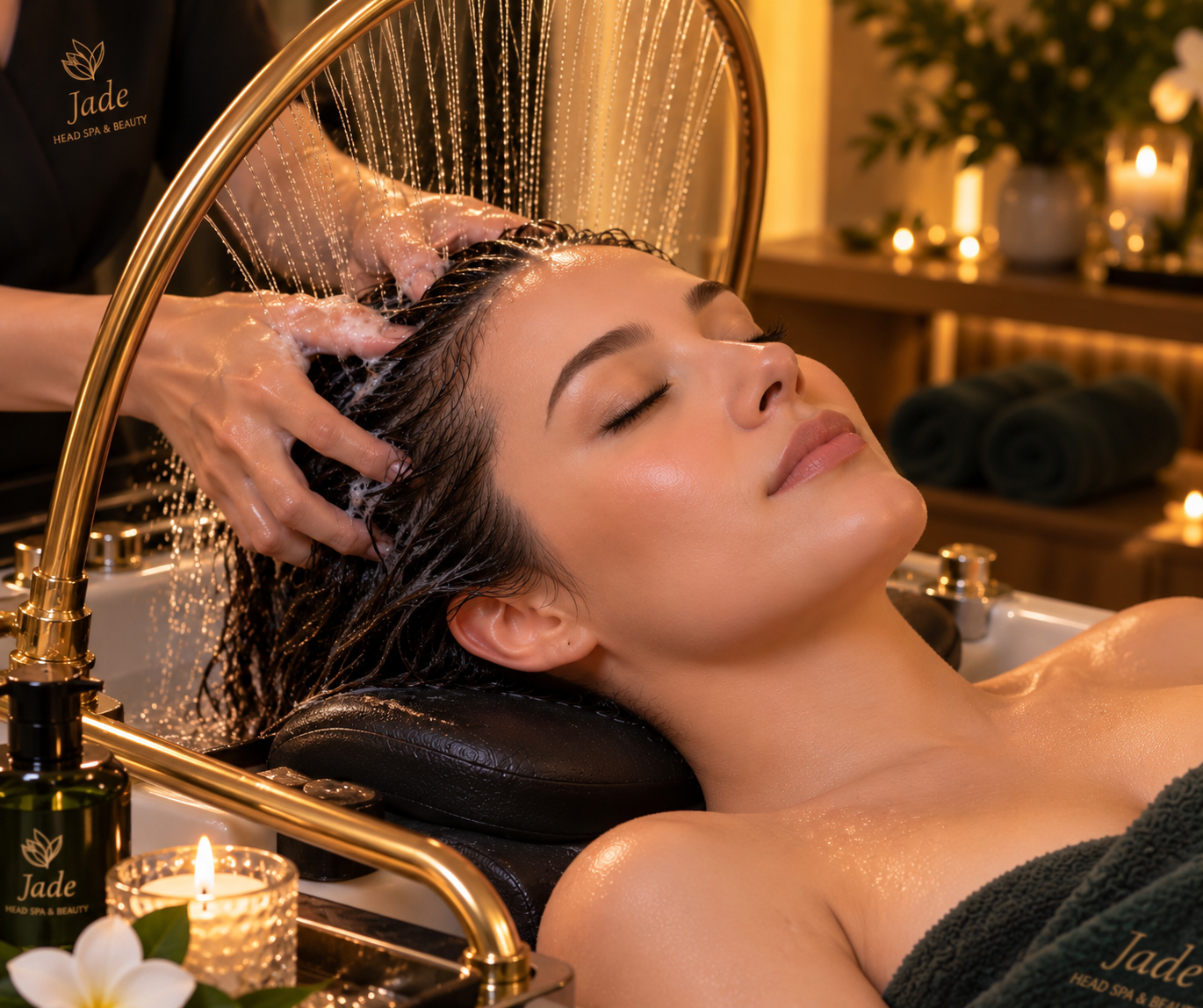 Refresh Japanese Head Spa hydrotherapy and scalp cleansing